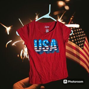 City Streets USA T-Shirt Size S 7/8‎ (K61)